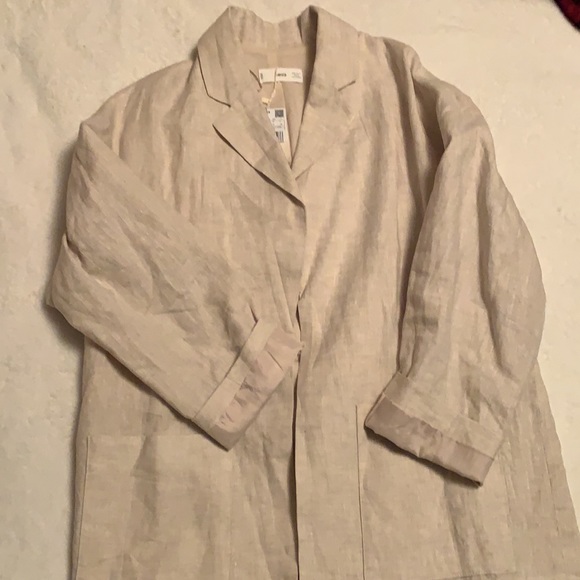 - NWT MANGO LINEN BLAZER - - Picture 5 of 6